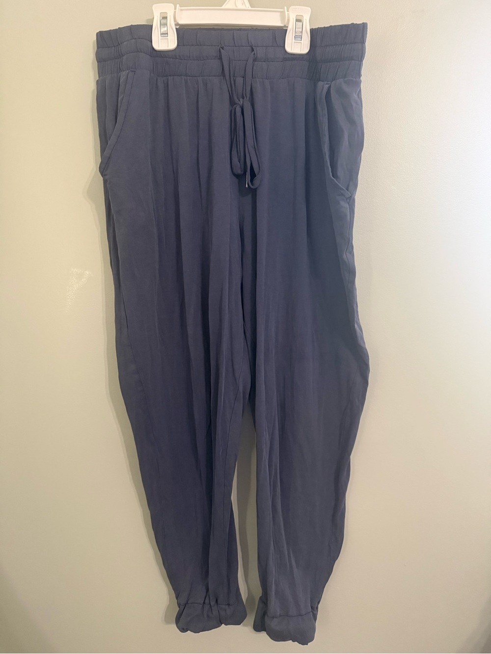 MPG Mondetta Performance Gear Slate Navy Drawstring Tencel Joggers